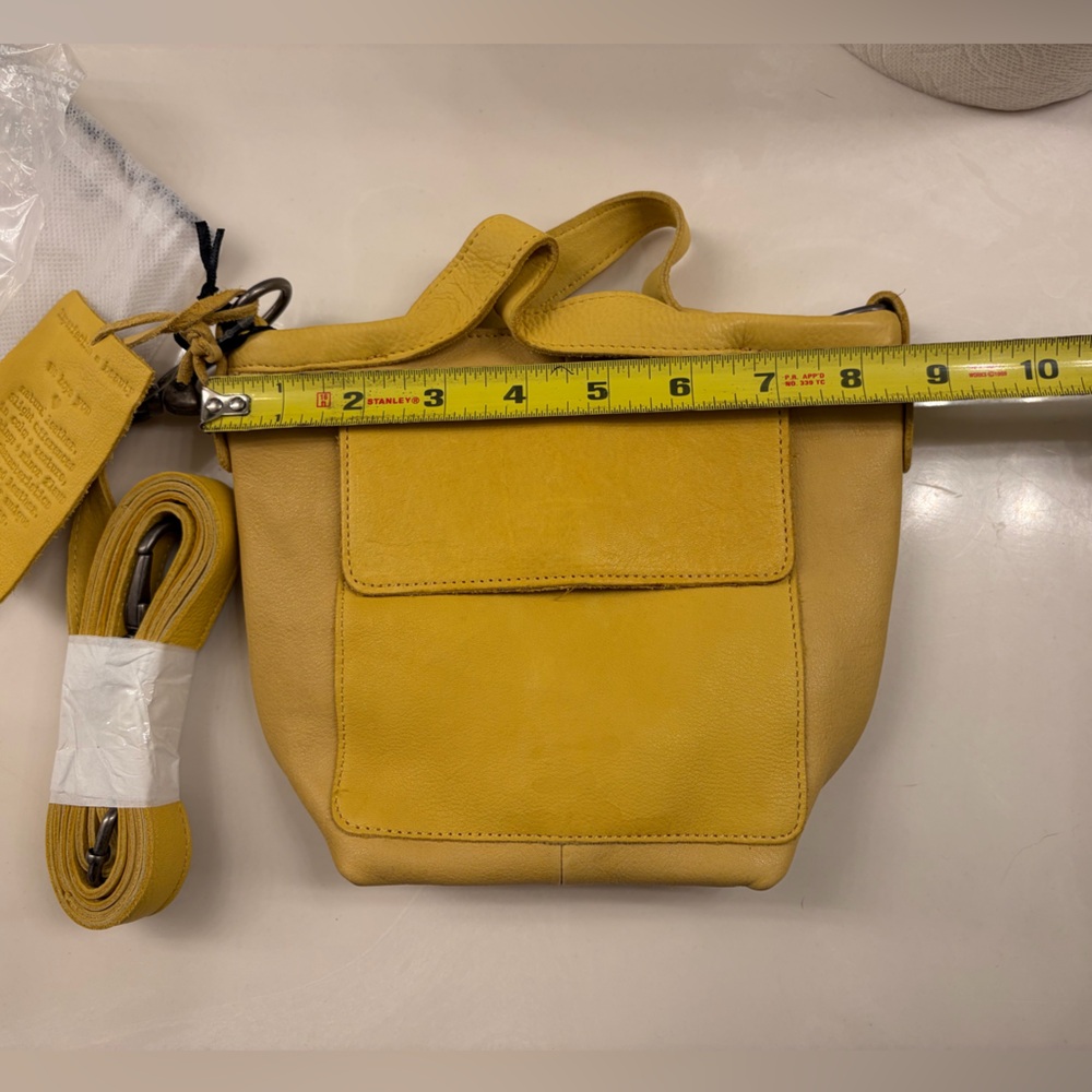 Latico Women's Mini Yellow Leather Bag - Picture 6 of 7